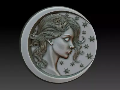 Moongirl 3D print model