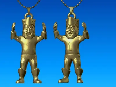 NFL - Necklaces New England Patriots - Hanging Figurine 3D print model