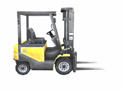 Forklift Lowpoly Low-poly 3D model