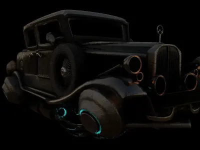 The Hover MoBeel Low-poly 3D model