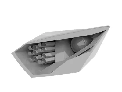 Headlight Rearlight Sport Car 01 3D print model