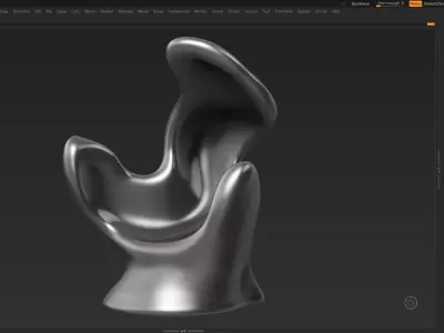 Modern Abstract Decorative sculpture 3d print model 34 3D print model