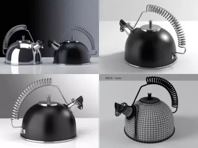 Whistling Kettle 3D model