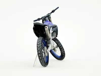 Yamaha YZ450F 2022 Low-poly 3D model