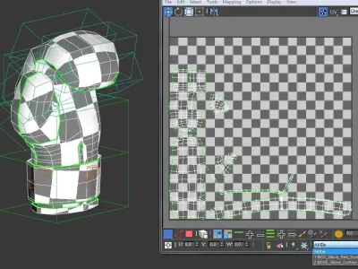 SPORT---BOXE---Glove boxing glove 3D model