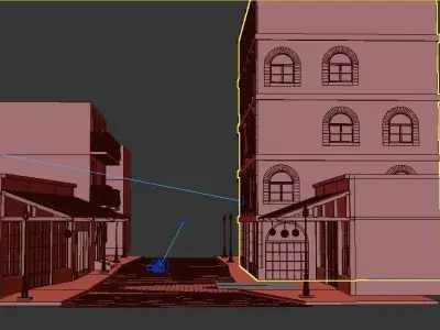 Exterior Buildings 3D model