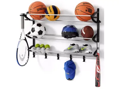 Sports set Inventory Organizer 3D model