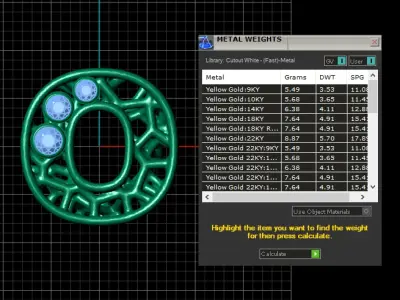 SIMPLE ALPHABET O PENDANT 3D PRINTABLE MODEL  3D print model