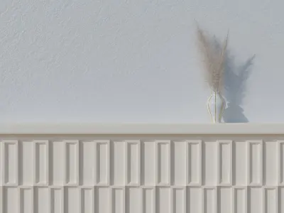 Wall Partition for your interior Low poly 12 3D model