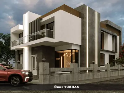 Modern Luxury Villa Interior  Exterior 3D model