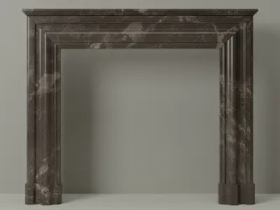 Architectural Fireplace mantel 3D model