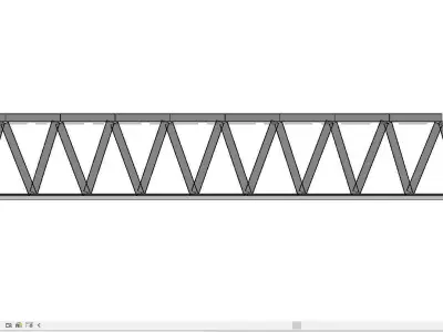 Bridge Design Revit- Robot Structural Model 3D model