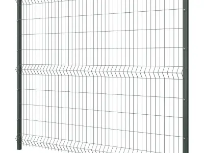 Metal Fence 3D model