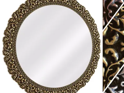 Ornamental Mirror 01 3D model