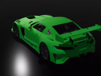 2020 Mercedes-AMG GT3 3D model