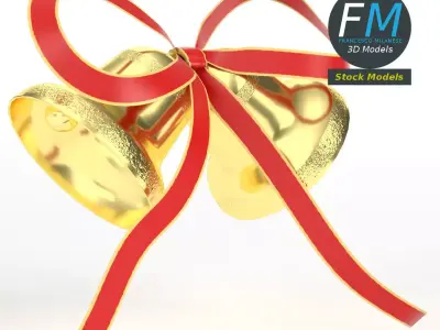 Christmas bells 3D model