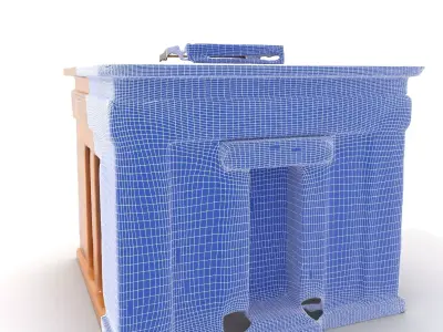 Ancient Sandstone Temple model pack Low-poly 3D model