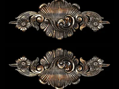 Classic carved 018 3D model
