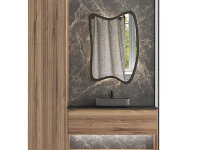 Bathroom furniture-01 3D model