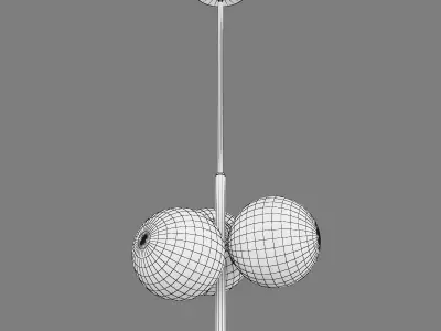 815031 Croco Lightstar Ceiling chandelier 3D model