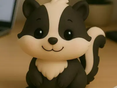 Skunk 3D print model