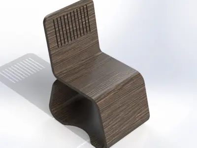 Wooden chairs 3D models Free 3D model