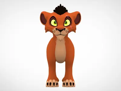 Scar Cub 3D model