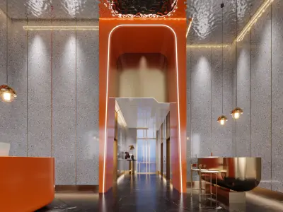 Modern Lobby 3D model