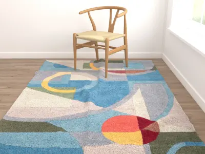 Rugs No 112 Low-poly 3D model