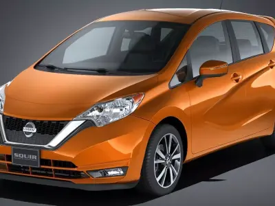 Nissan Versa Note 2017 3D model