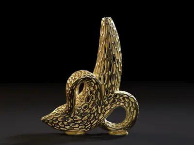 Vase banana 3D print model