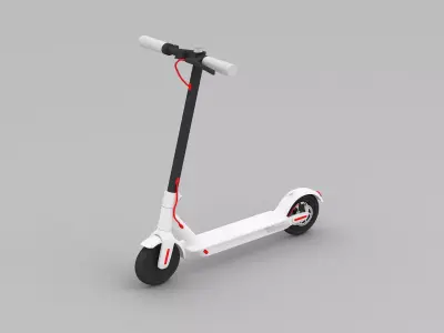 Electric Scooter 3D model 3