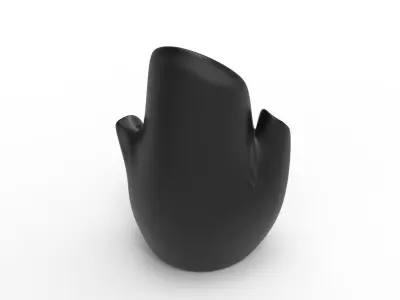organic vase 3D model