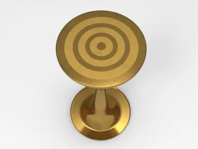 Mizu Side Table Low-poly 3D model