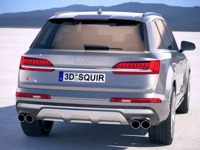 Audi SQ7 2020 3D model
