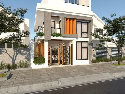 House Model First Floor 3D model