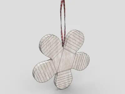Deco Flower Low-poly 3D model