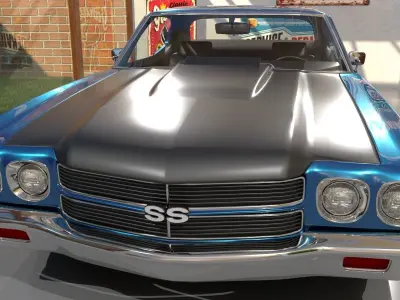 Chevrolet Chevelle SS 1970 3D model