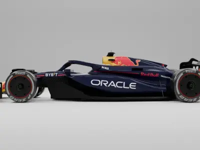 Red Bull RB20 F1 2024 car  3D model