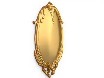 Classic decor ornament carved 71 3D model