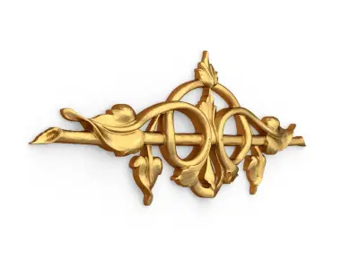 Classic carved decor ornament 502 3D print model