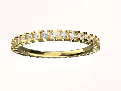 Ring wedding band 3D print model