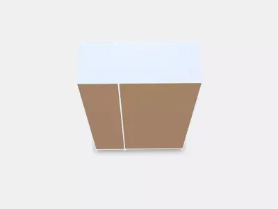 PAX - BERGSBO Garderob Low-poly 3D model