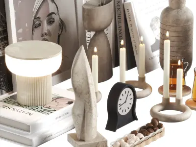Decorative set 11 3D model get