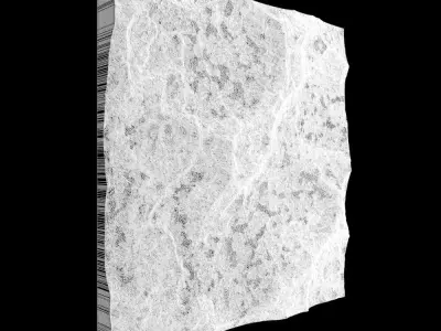 456-RockPanel piece of stone 3D model