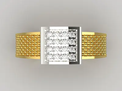 luxury jewelry man ring mr0190 3D print model