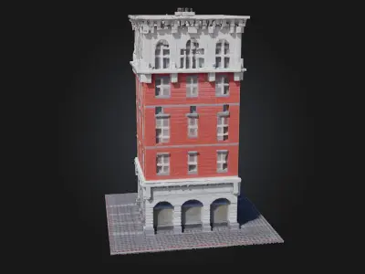 Urban Cornerstone  The Heart of Modern City Living 3D model