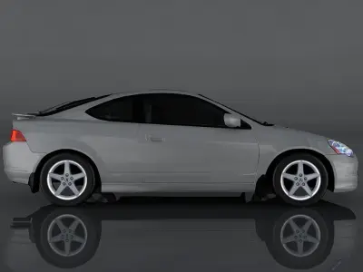 Acura RSX Type-S Low-poly 3D model