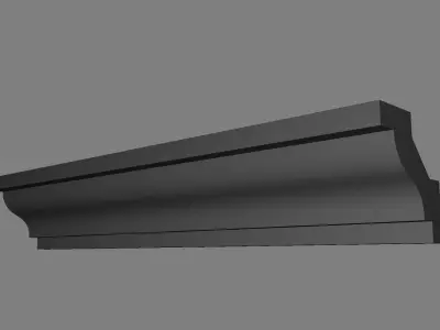 Cornice Moulding Low-poly 3D model buy