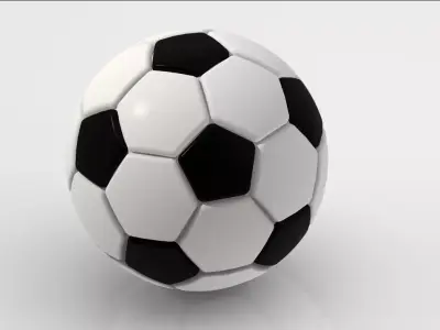 football soccer ball 3D print model